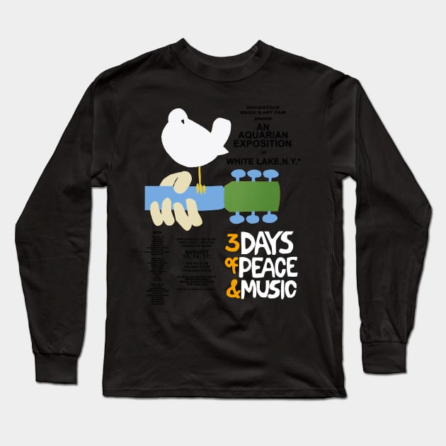 Woodstock , Sticker, Poster, Mask Long Sleeve T-Shirt by snowmane